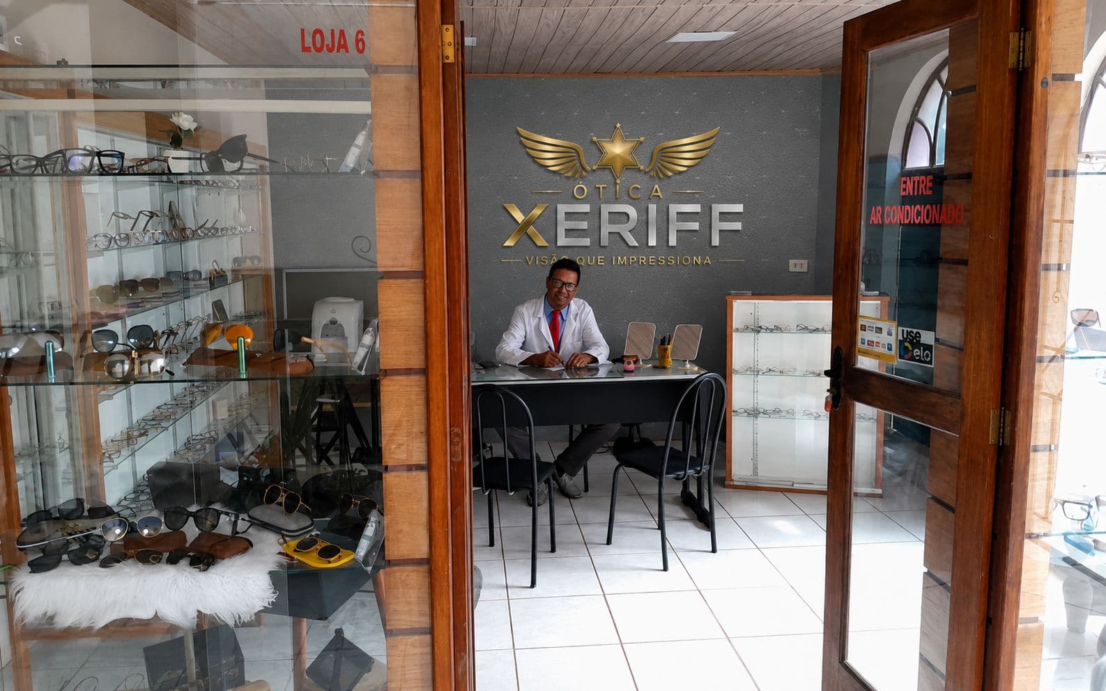 Atendimento na Ótica Xeriff